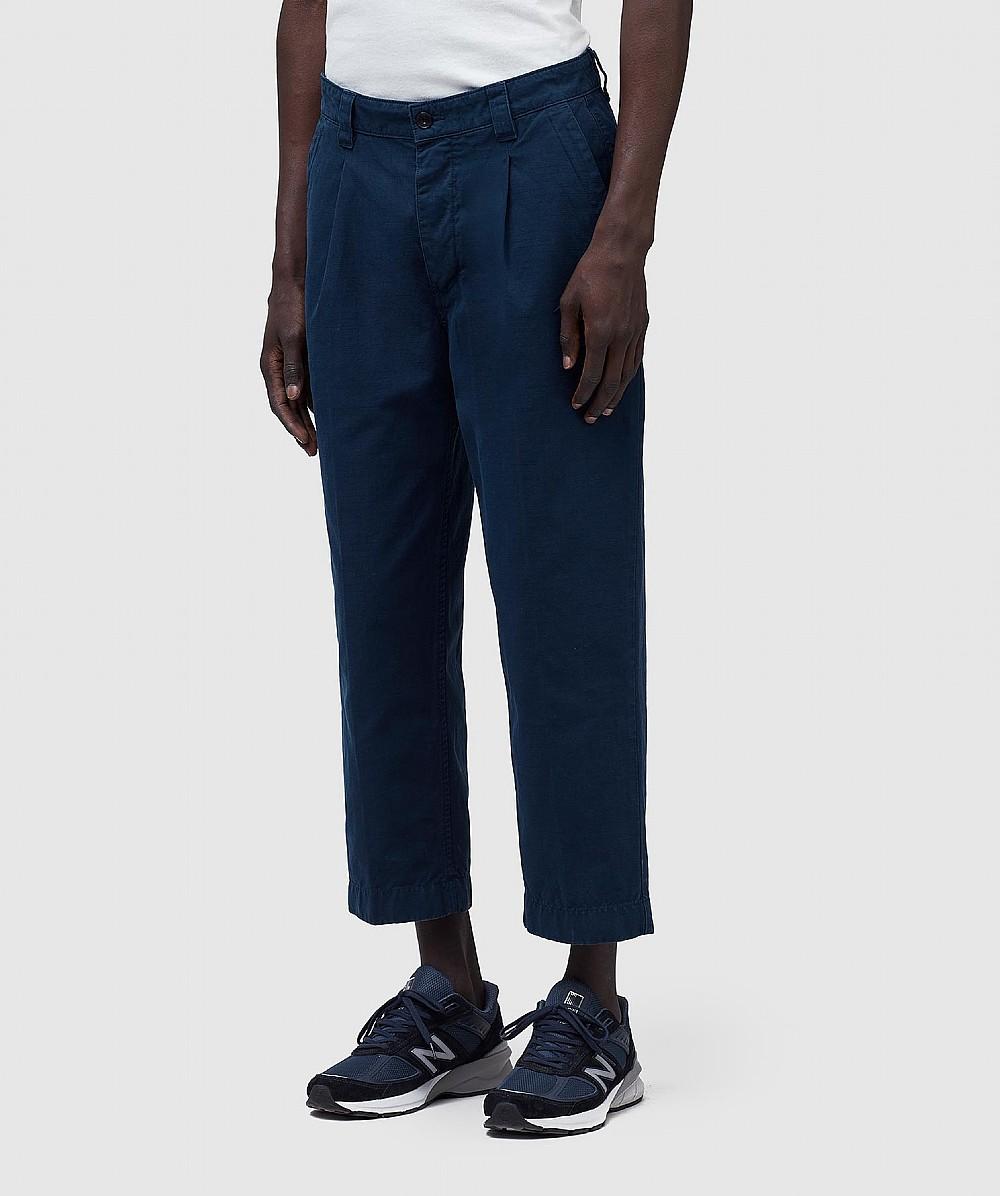 Albam Gd Ripstop Pleated Trouser in 