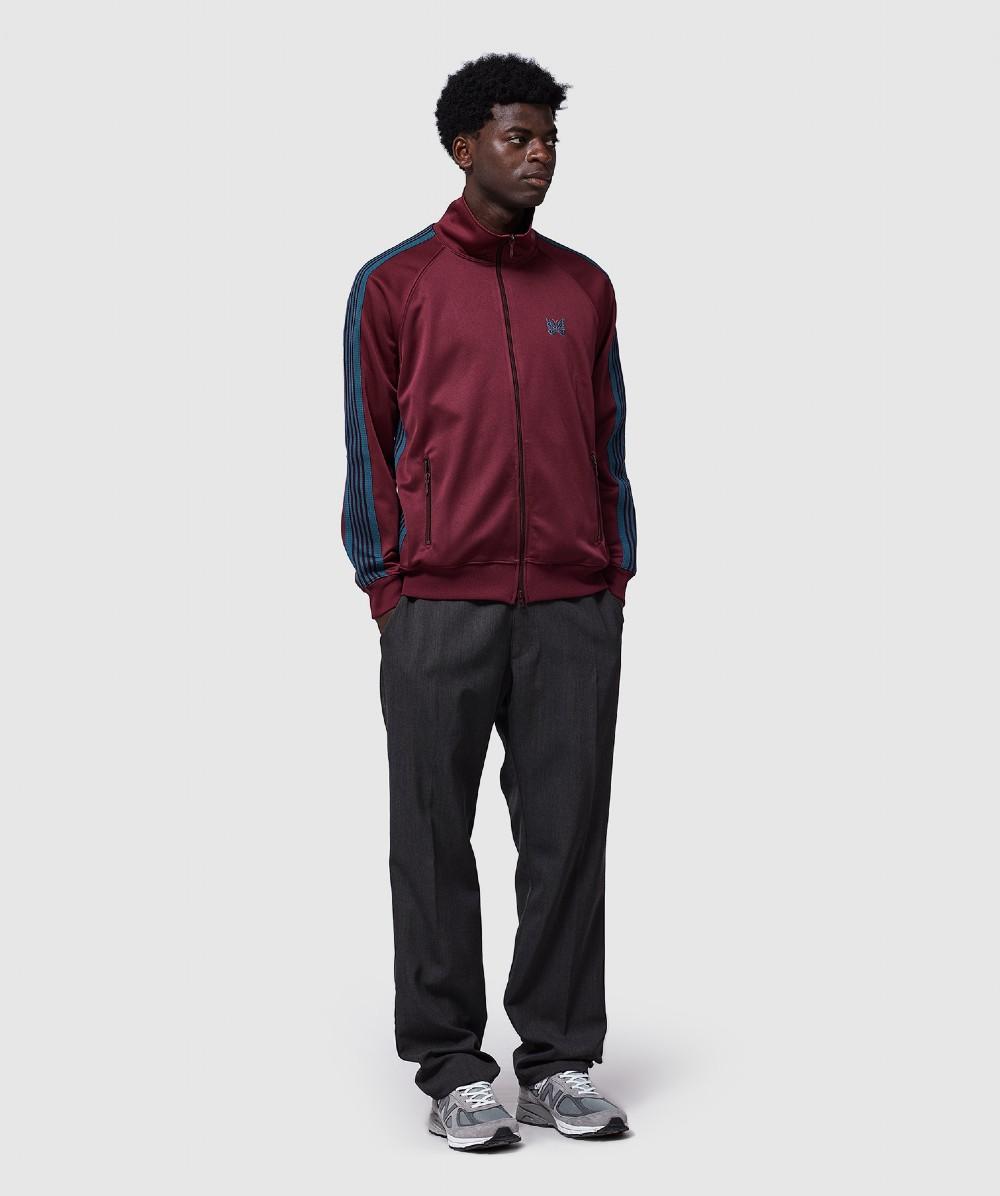 Needles Track Jacket Maroon in Red for Men | Lyst