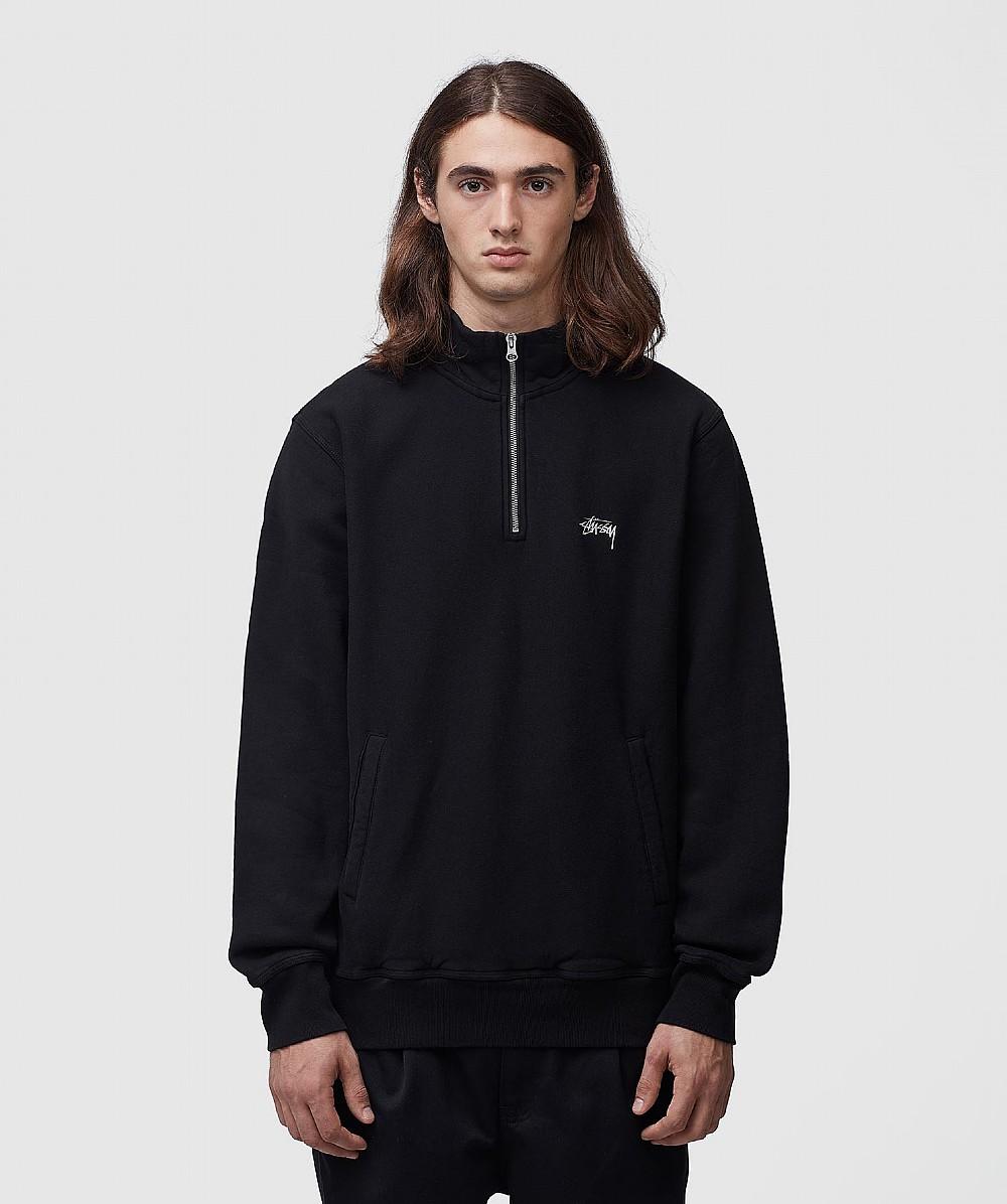 stussy half zip jacket