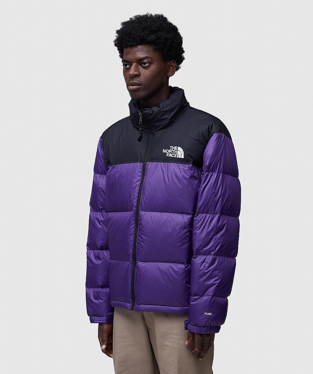 purple nuptse jacket