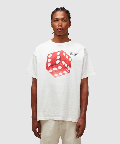 SAINT Mxxxxxx Dice T-shirt in White for Men | Lyst