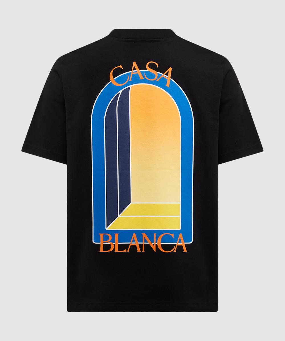 CASABLANCA L'arche De Nuit T-shirt in Black for Men | Lyst