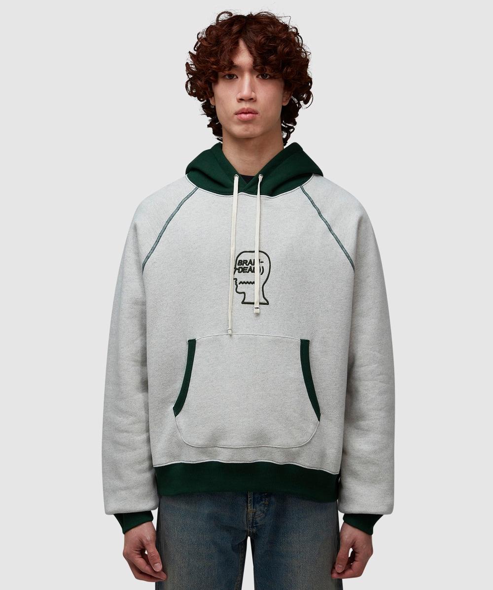 Brain Dead Brain Dead Forest green hoodie main image 1