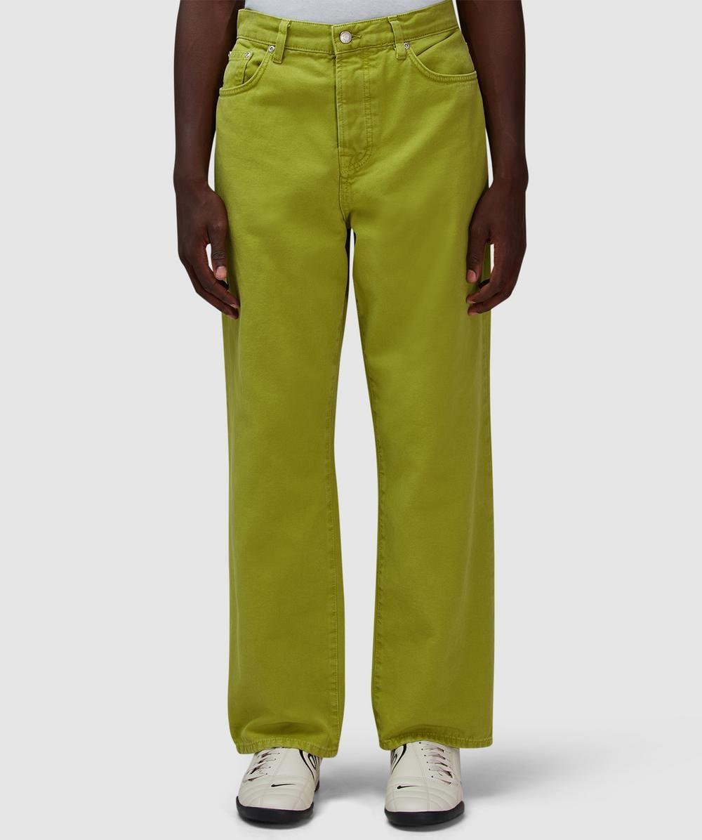 Stussy Canvas Washed Big Ol Jean (Cactus in Green for Men | Lyst