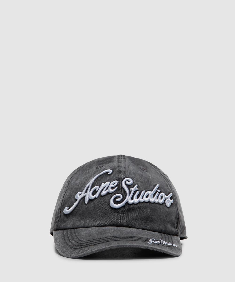 ★人気★【Acne Studios】CARLIY LOGO CAP Acne Studios Carliy Side Logo Hat in Khaki Beige | FWRD
