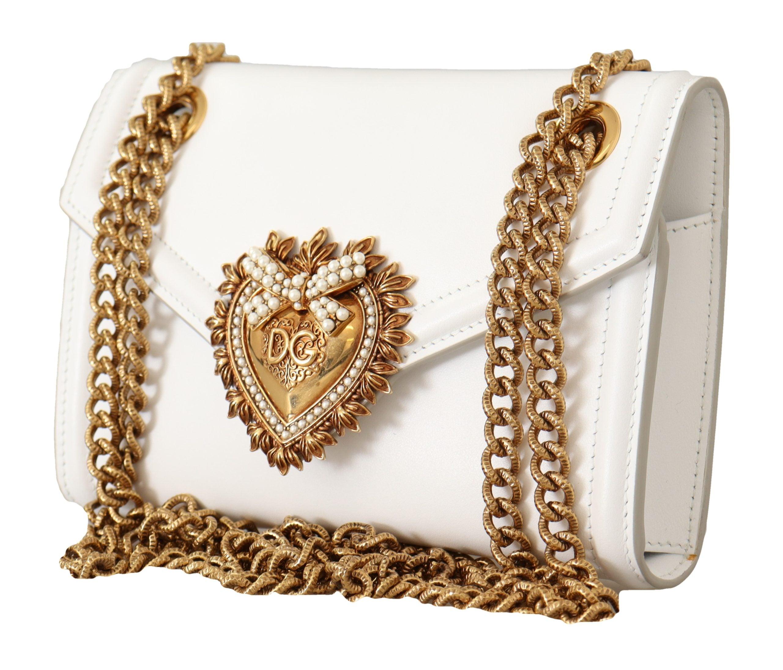 Dolce and gabbana gold purse cheap