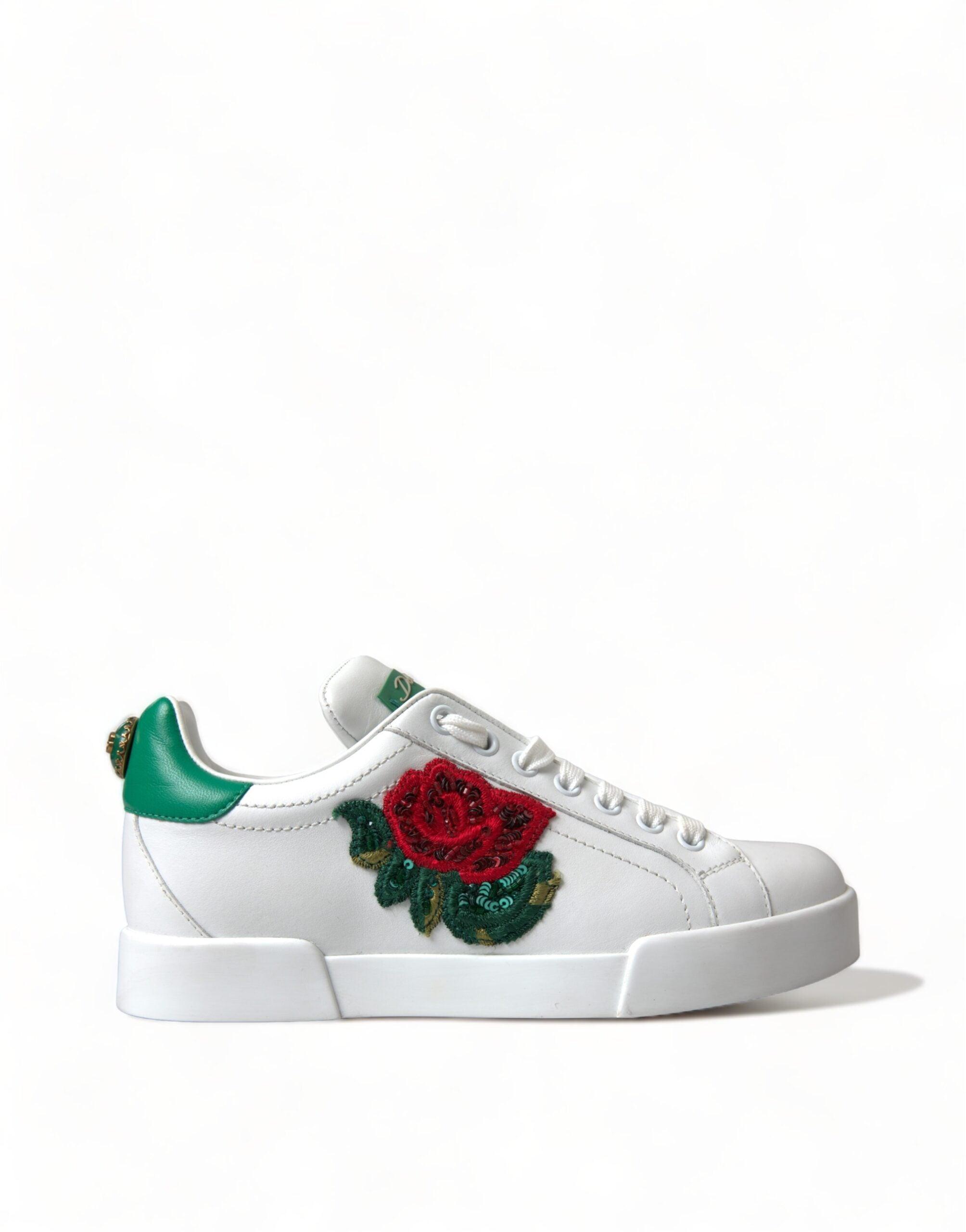 Dolce gabbana rose sneakers hotsell