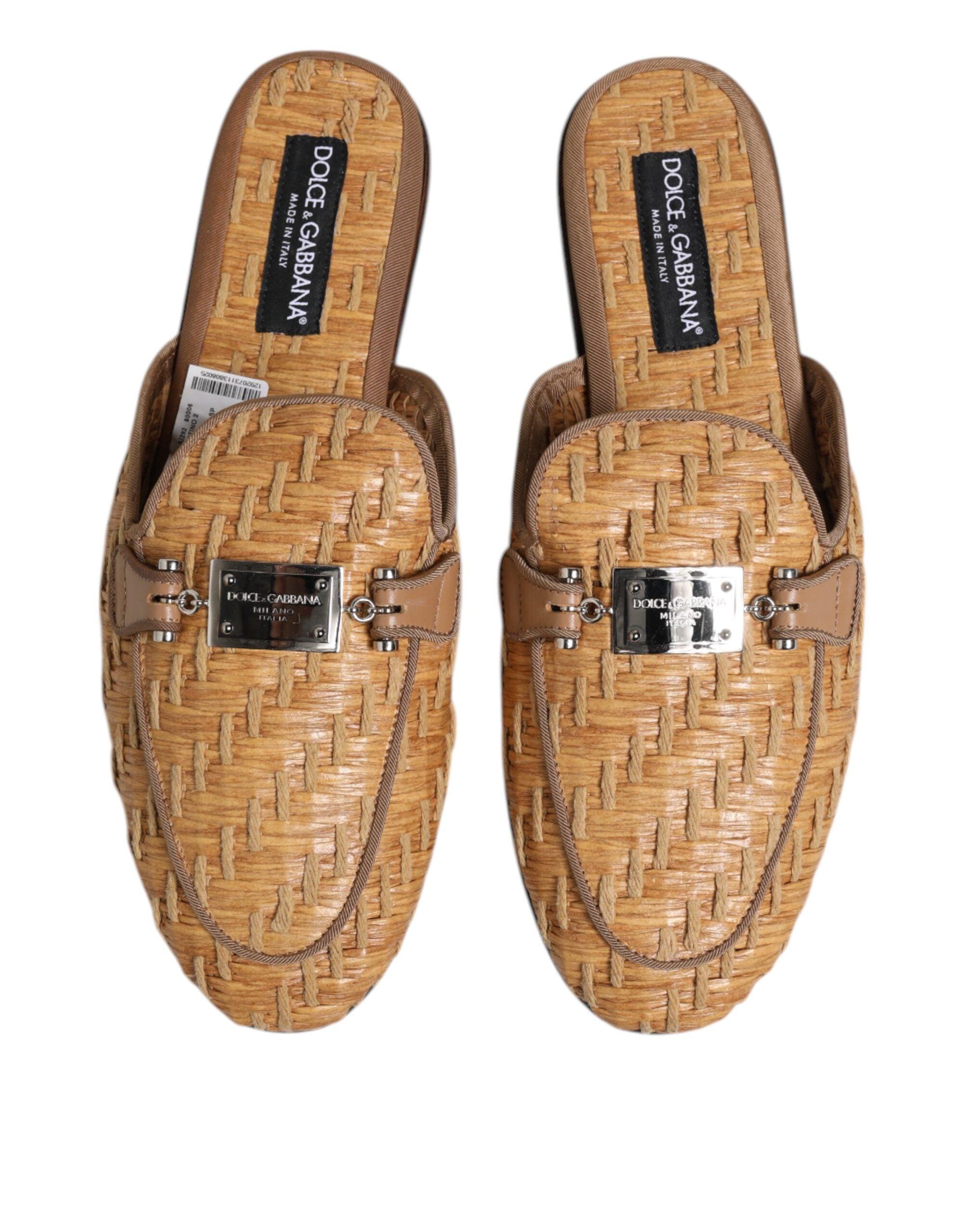 サンダル DOLCE  GABBANA Men Sandals A80492 AT44180024 Beige Dolce & Gabbana Suede sandals | Men's Shoes | Vitkac