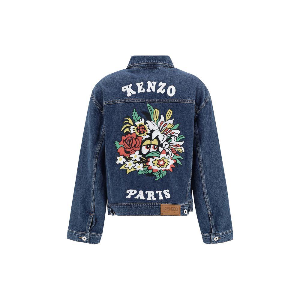 【送料&関税込】Kenzo Maxi Print Denim Jacket KENZO Jean and denim jackets for Women | Online Sale up to