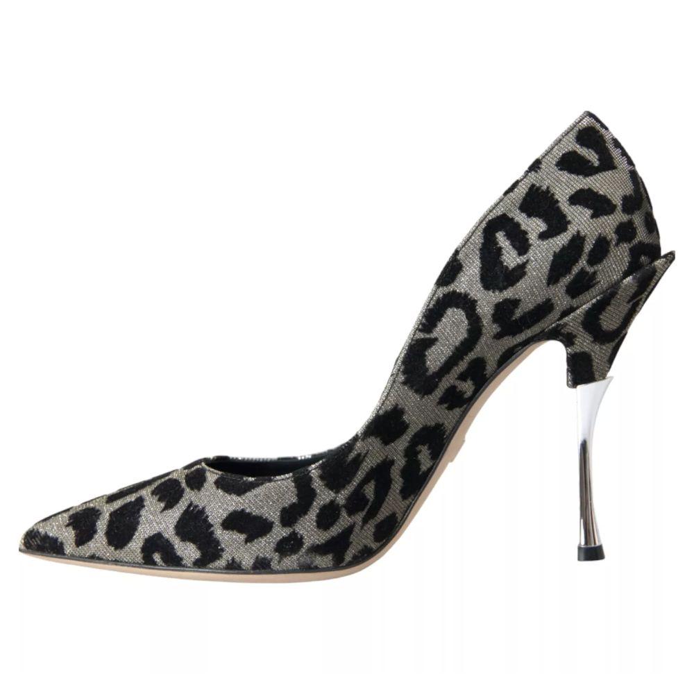 Black and white leopard pumps hotsell