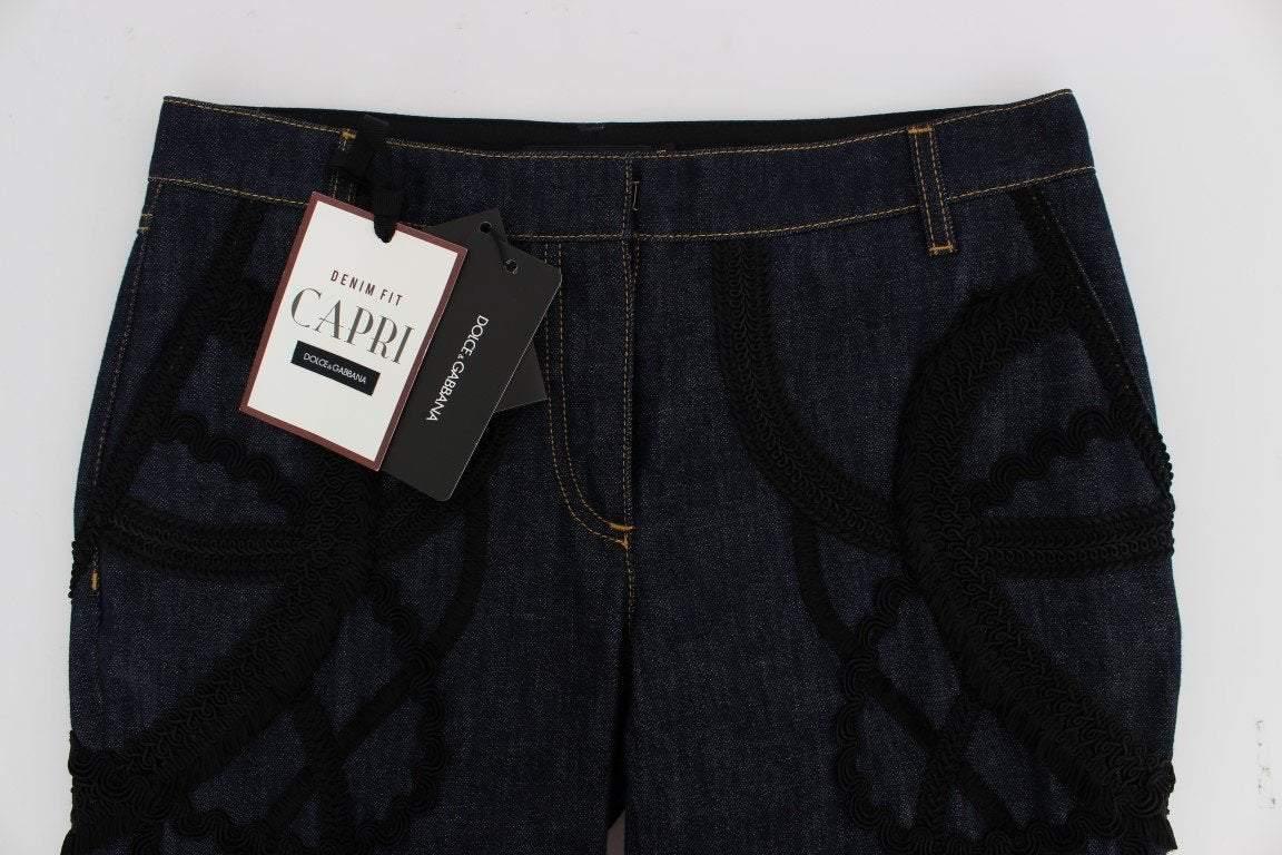 Jean Capri Dolce & Gabbana Authentique Taille 24 - Occasion Très Bon état