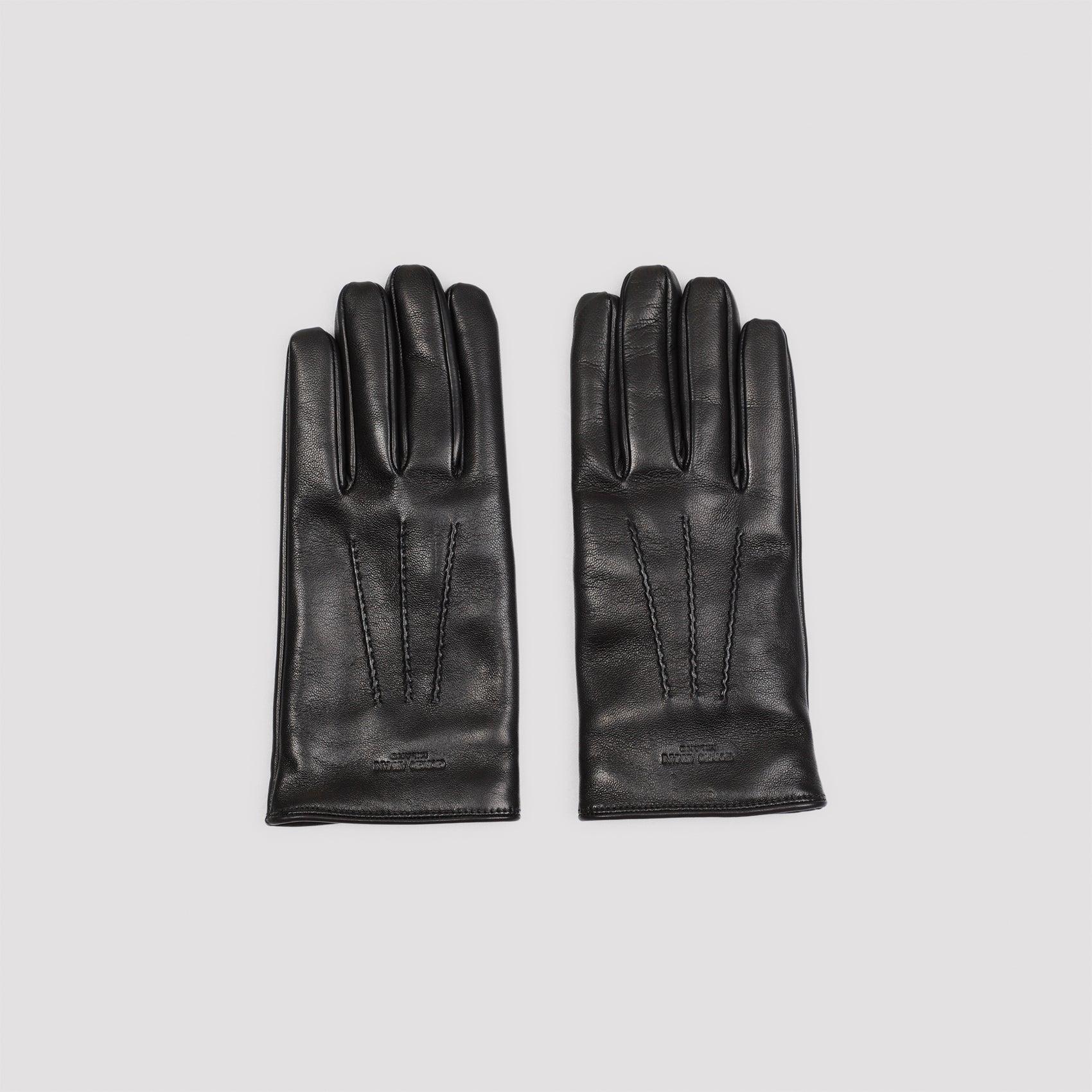 Giorgio Armani Gloves in Black for Men Lyst