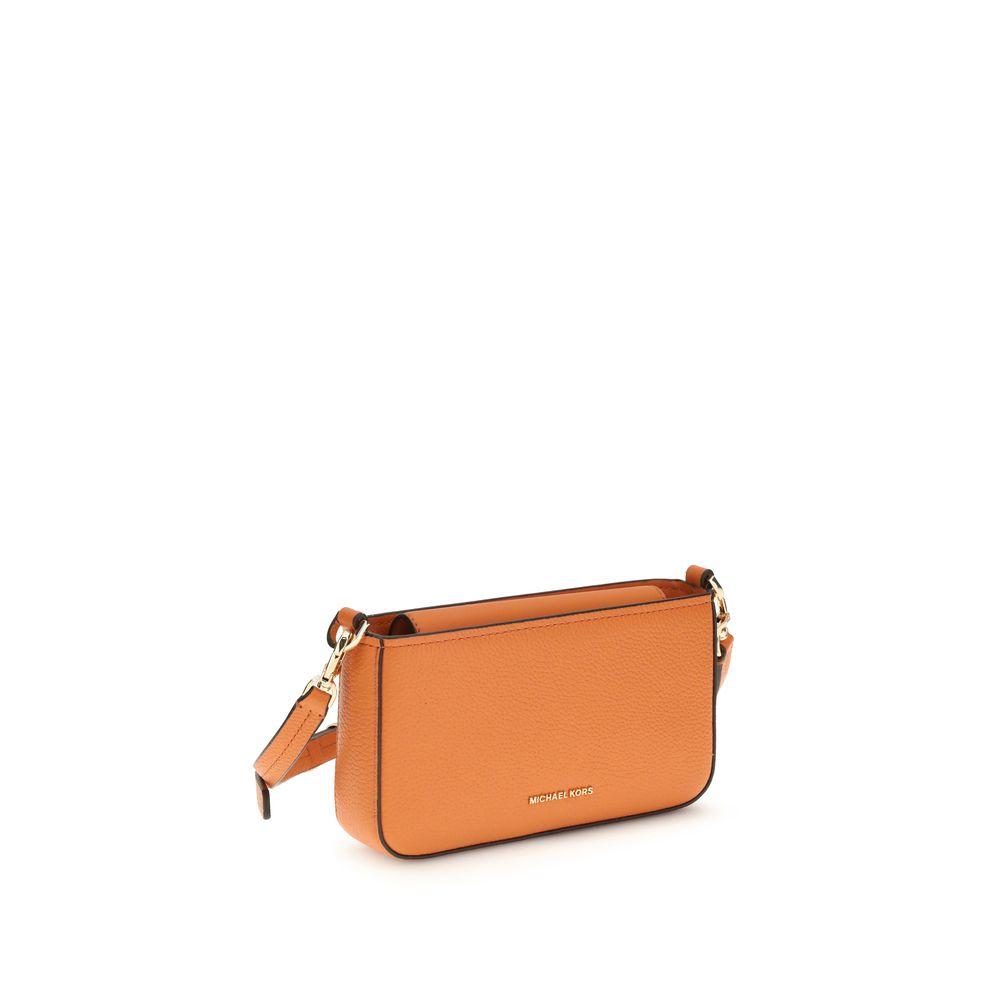 Michael Kors Calf Leather Bos Taurus Wallet in Orange | Lyst