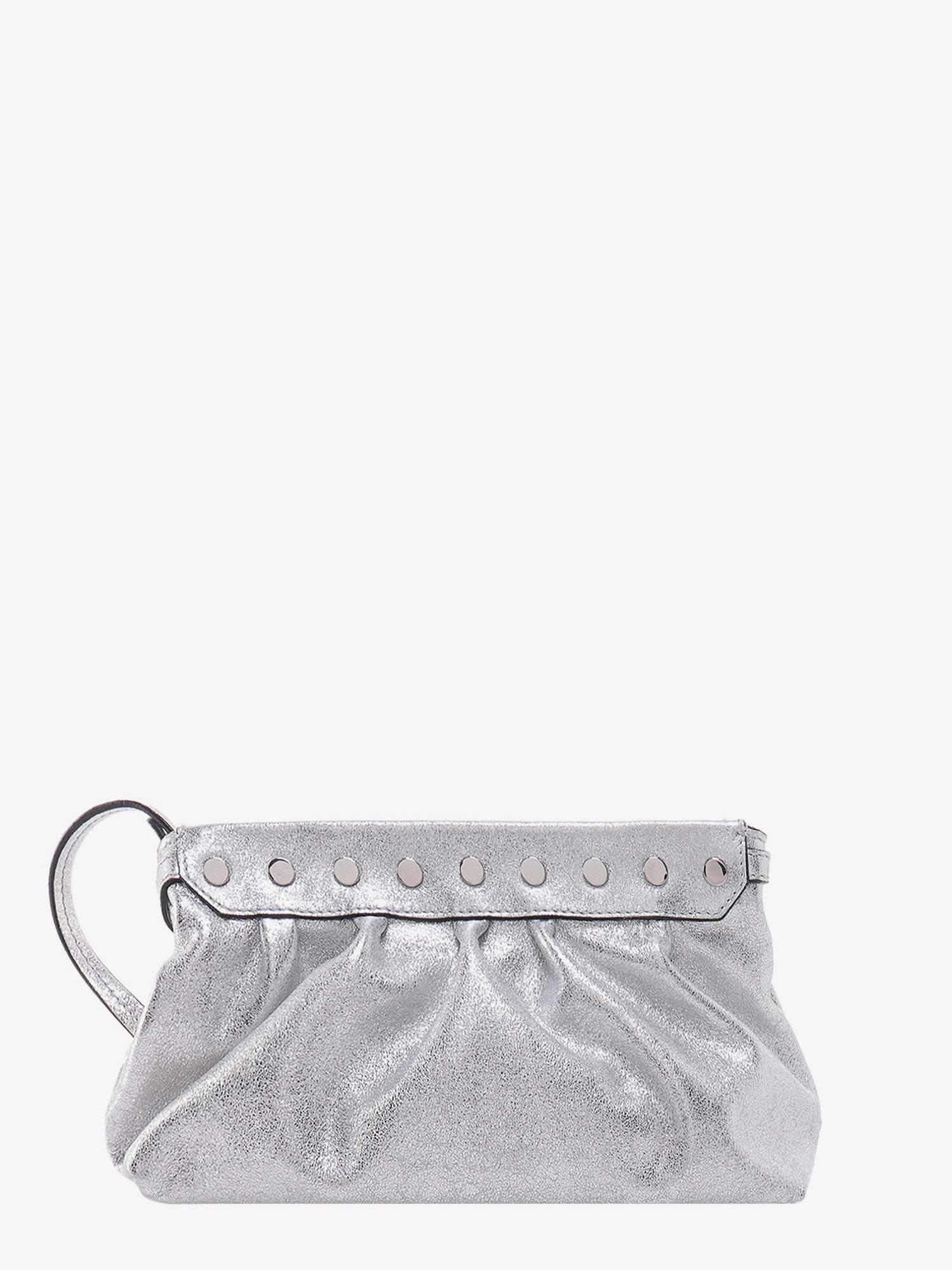 Isabel Marant Leather Closure With Zip Shoulder Bags in White | Lyst UK