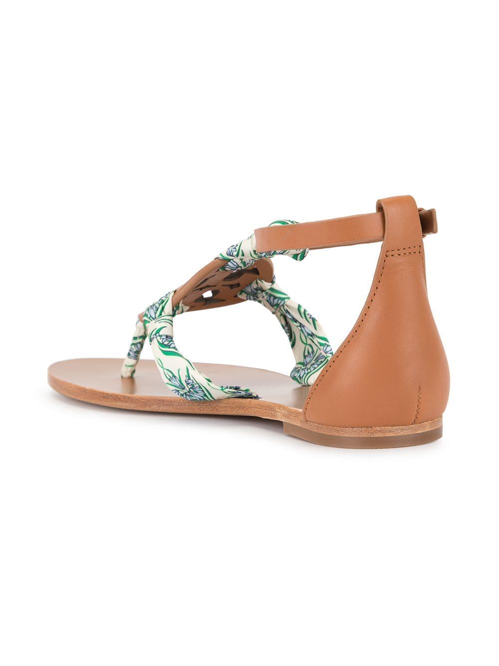 tory burch miller scarf sandal