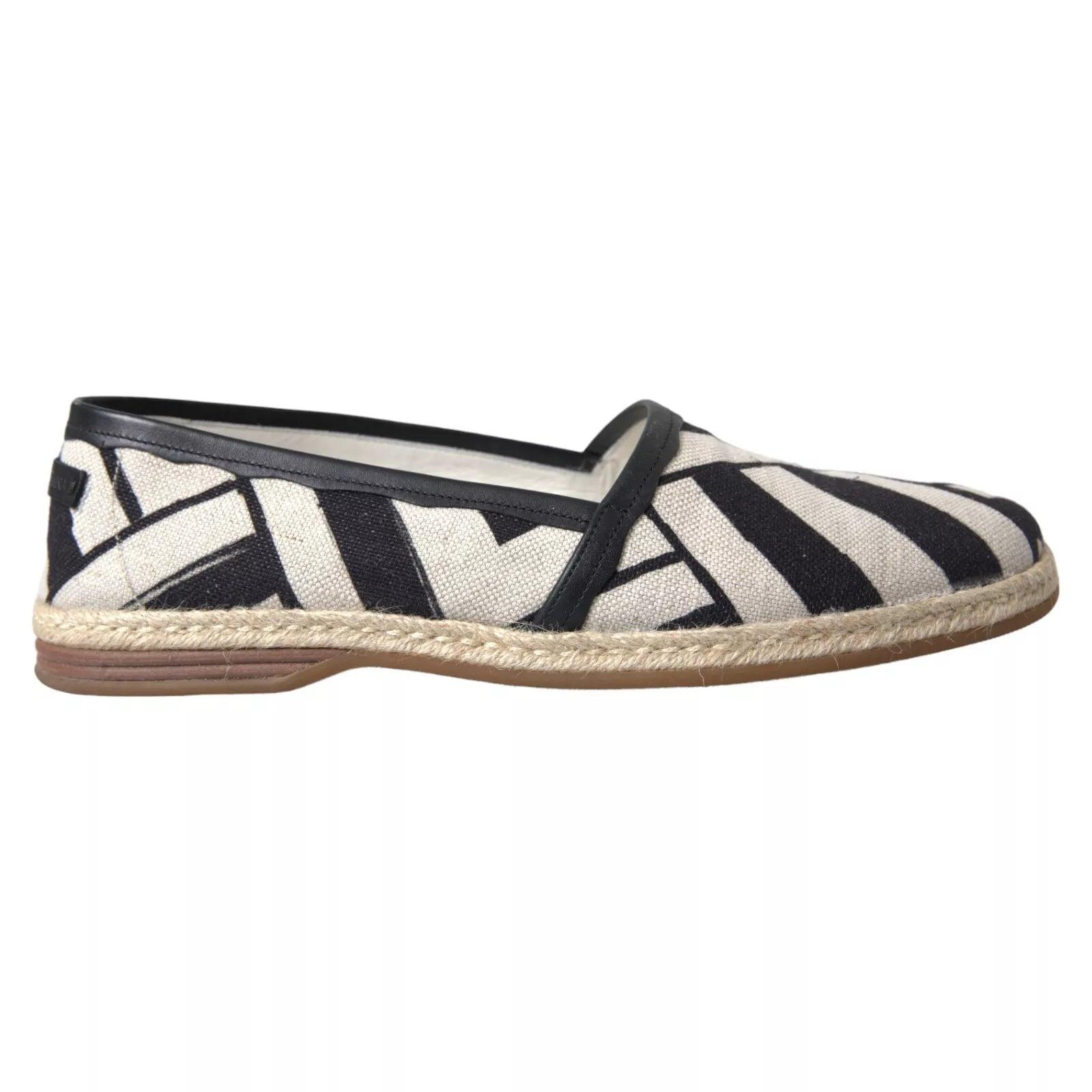Canvas Espadrilles Espadrillas Dolce E Gabbana Uomo Designer