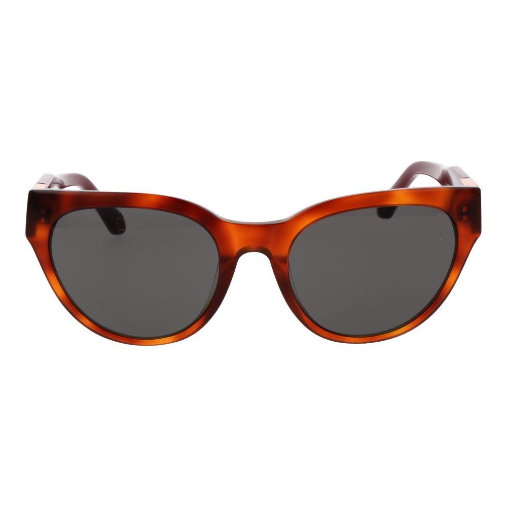 Replay Brown Acetate Women\'s Sunglasses NO REPLY – Single-Lens Wrap Sunglasses by FORK | Night-Ready  main image 2
