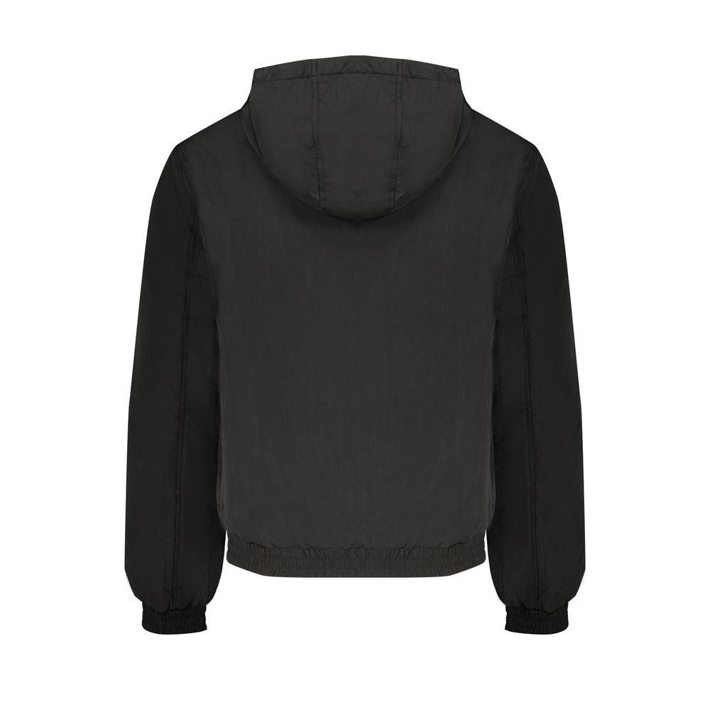 Black polyester jacket mens hot sale