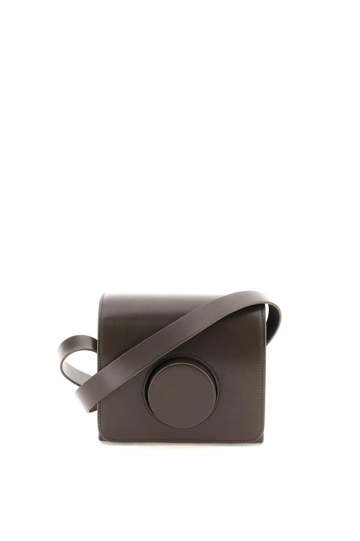 Lemaire Leather Camera Bag in Green Lyst