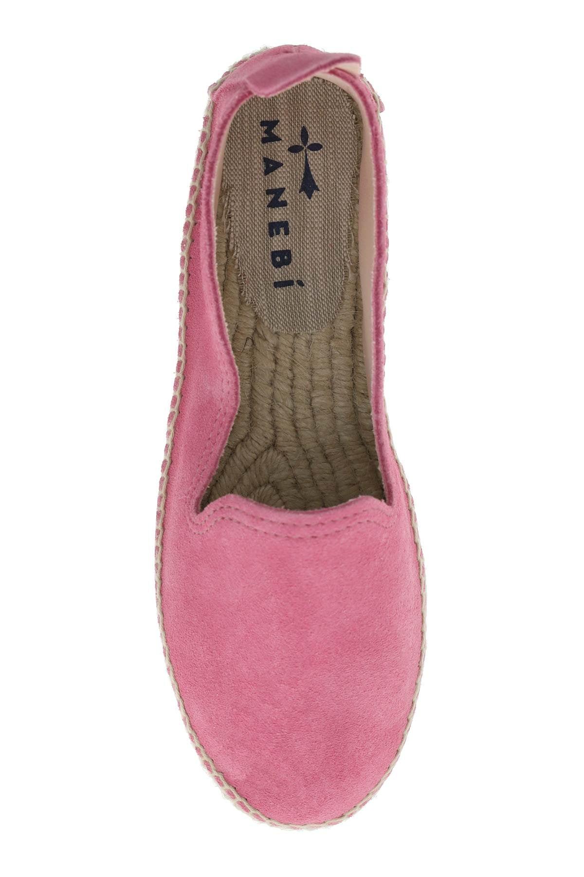 Pink best sale leather espadrilles