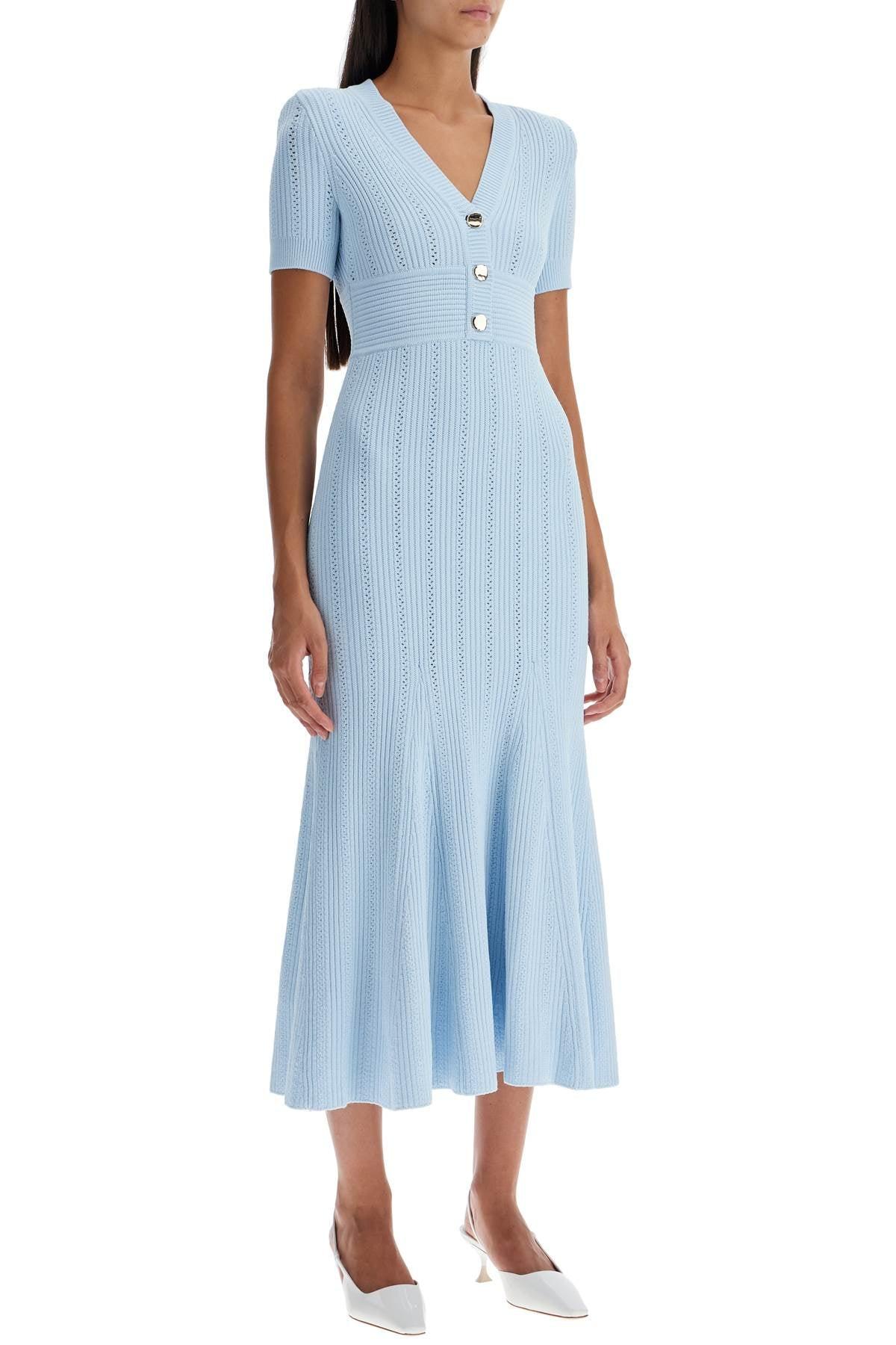 blue pointelle knit midi dress Self-Portrait 'Pointelle In in length:Ankle Length Stay cozy and stylish Brandy Melville Colleen Slip Color:Light Yellow