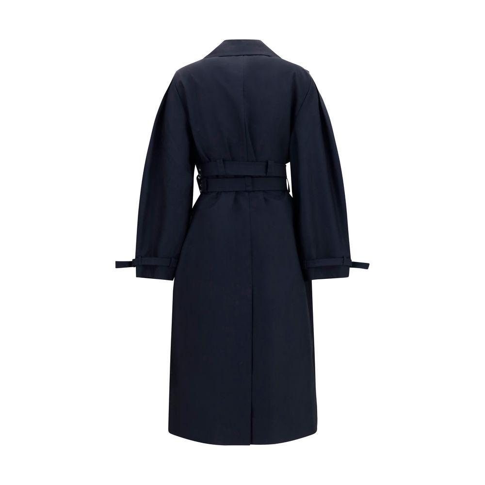 GANNI ネイビー ロングコート Ganni Long coats and winter coats for Women | Online Sale up to 60