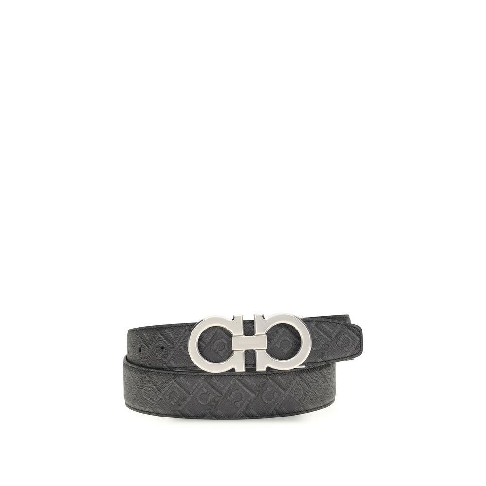Ferragamo Calf Leather Bos Taurus Regular Belt Women Black Belts Gancini leather belt in black - Ferragamo | Mytheresa main image 4