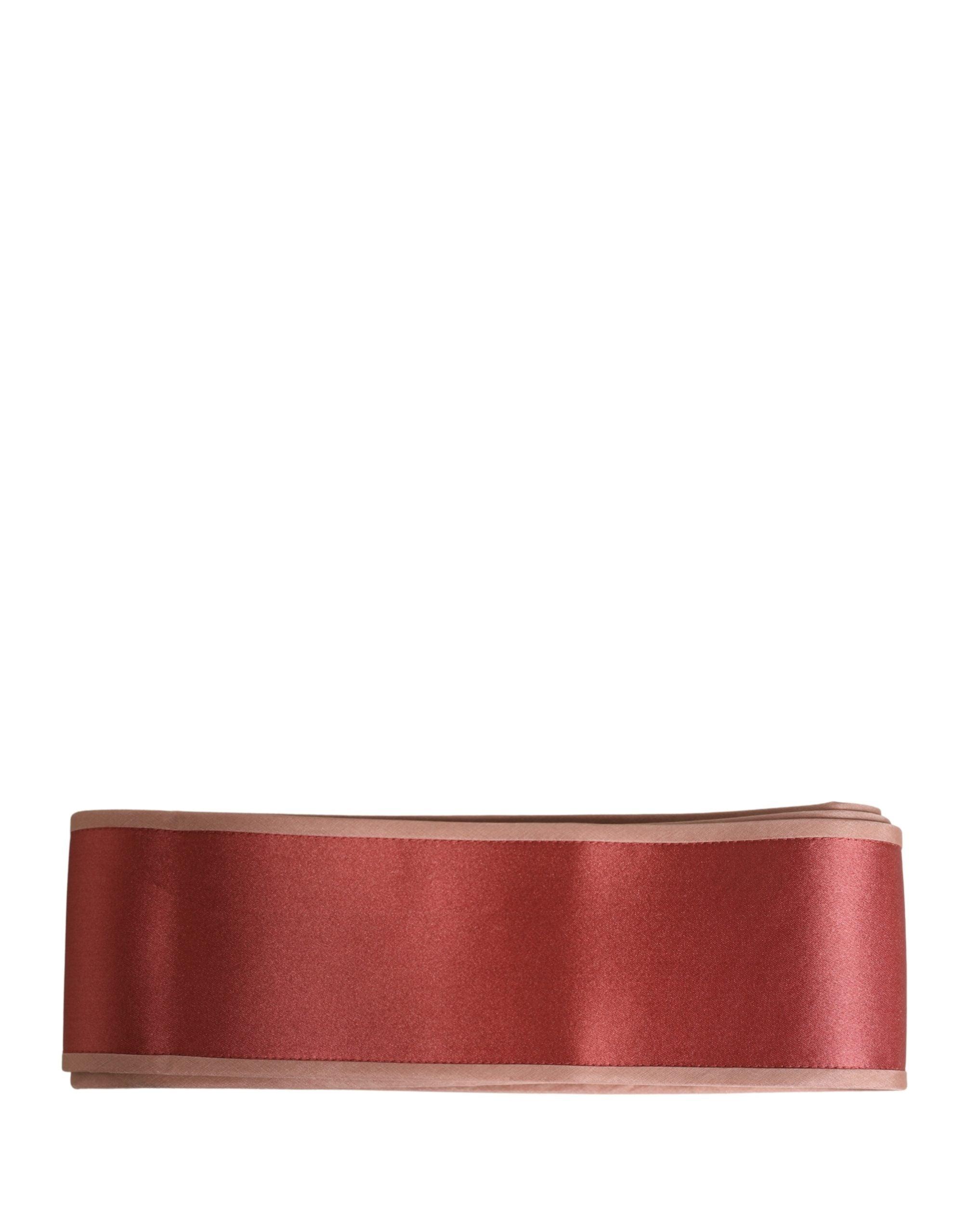 Dolce & Gabbana Pink Silk Satin Waist Cintura Belt in Red | Lyst