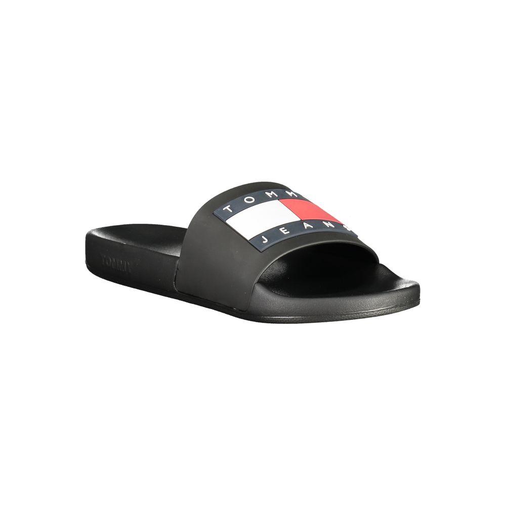 Tommy Hilfiger Black Polyurethane Men Men\'s Slipper Tommy Hilfiger Black Polyurethane Men Slipper | eBay main image 3