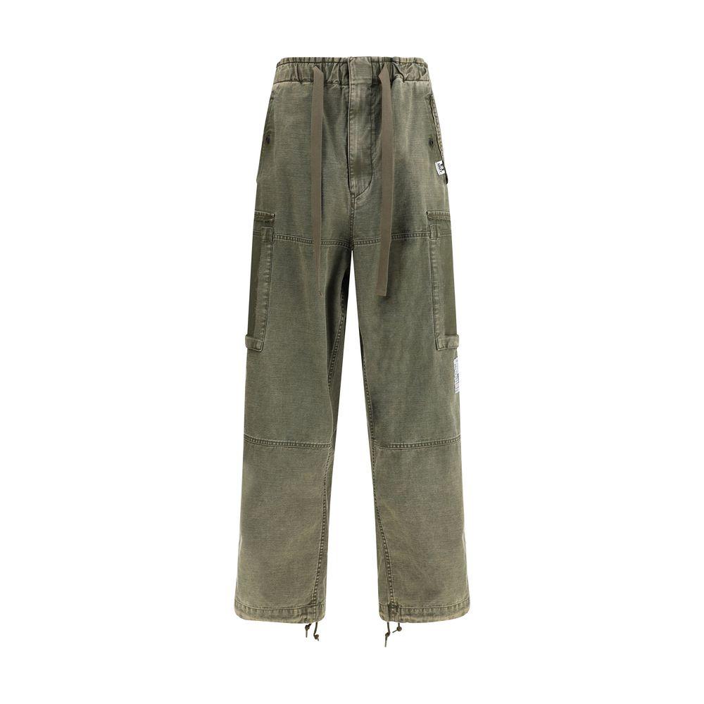 【MIHARAYASUHIRO】Cotton Satin Cargo Pants MIHARA YASUHIRO - COTTON/SATIN CARGO PANTS