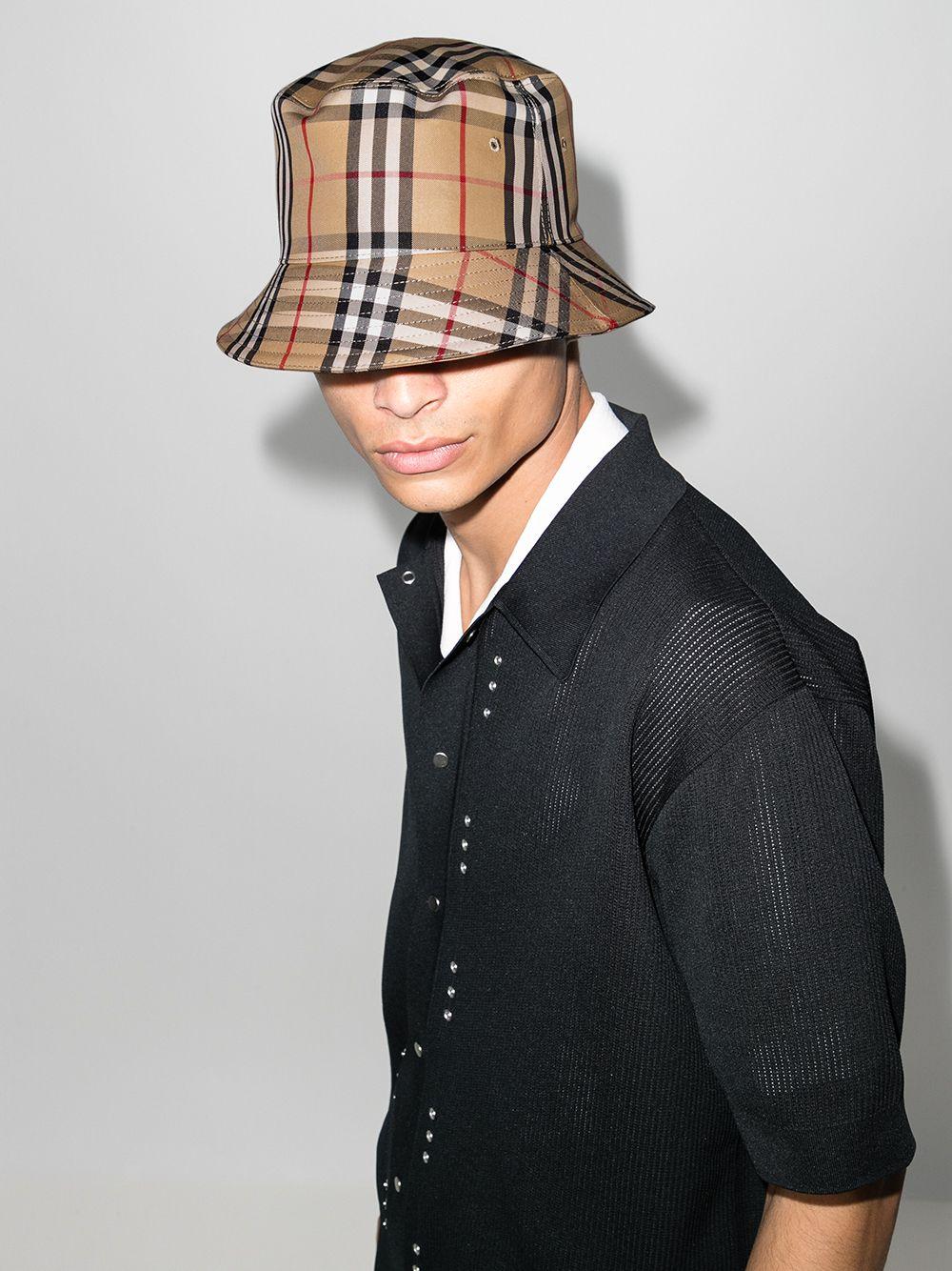 Burberry Cotton Vintage Check Bucket 