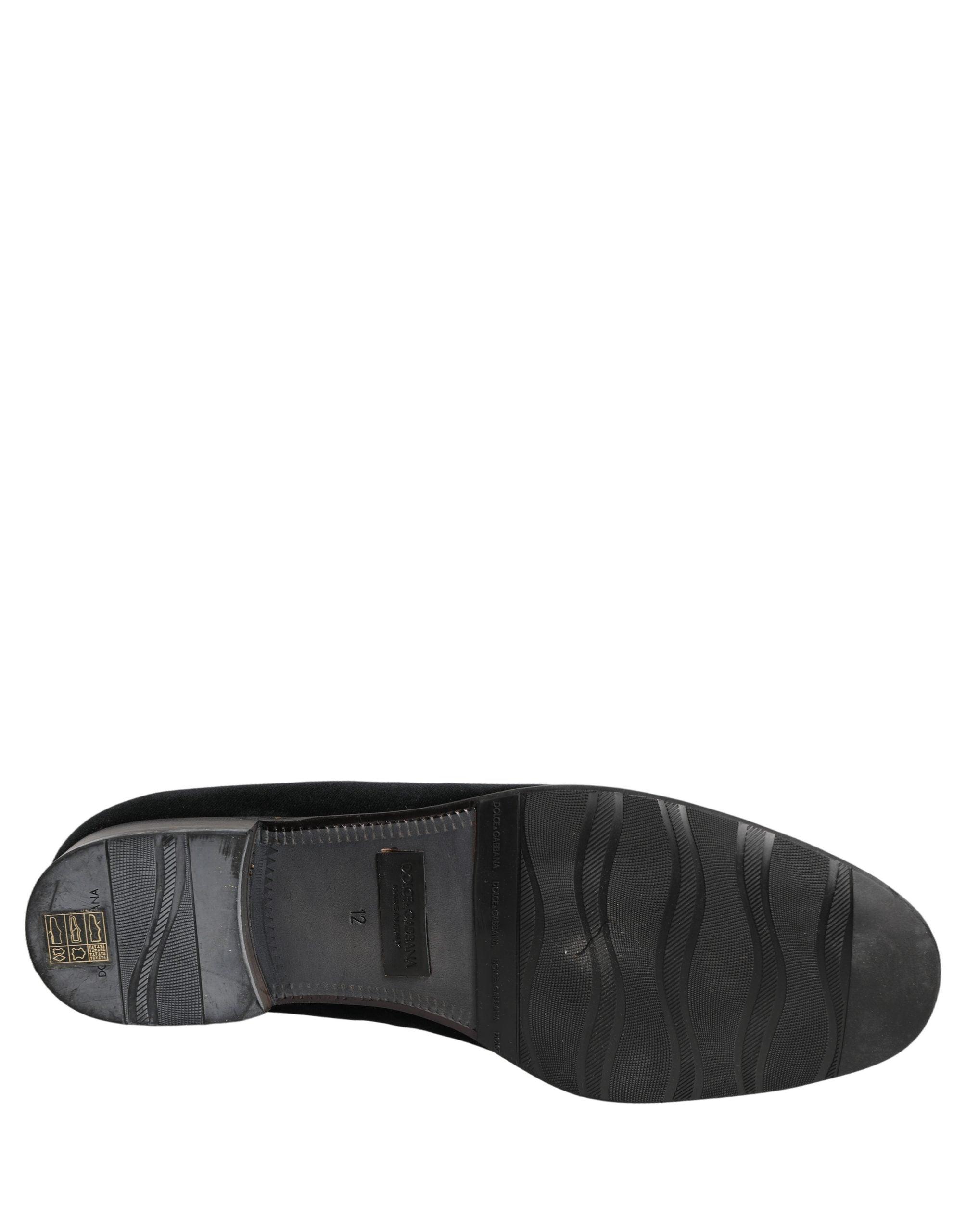 Dolce & Gabbana Black Velvet Crystal Crown Loafers Formal Dress Men\'s Shoes Dolce & Gabbana Loafers for Men Sale | Up To 70% Off | Sendegaro main image 2