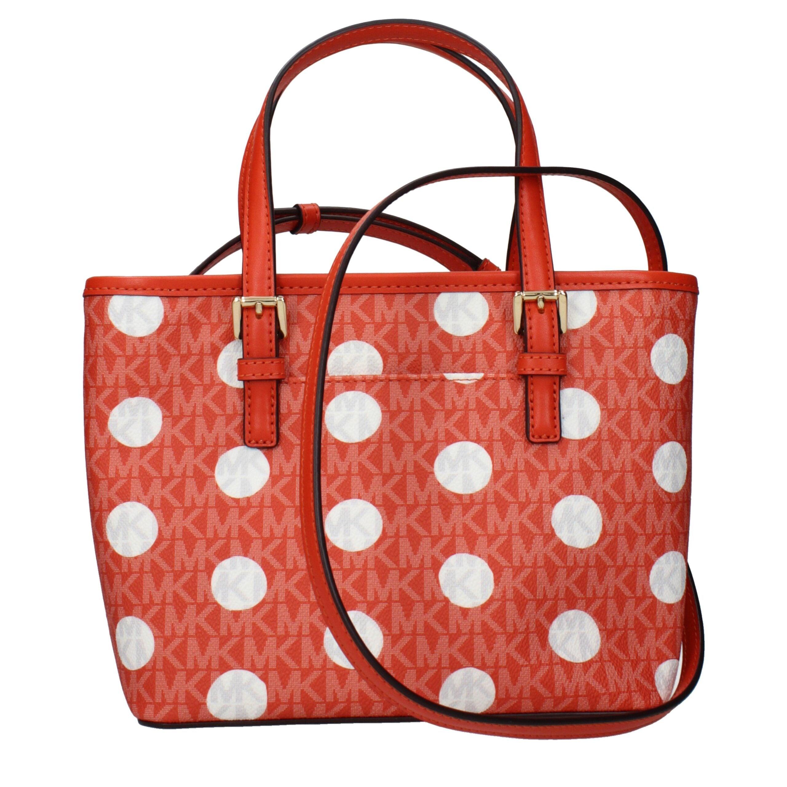 Michael Kors Orange Fabric Backpacks in Red | Lyst