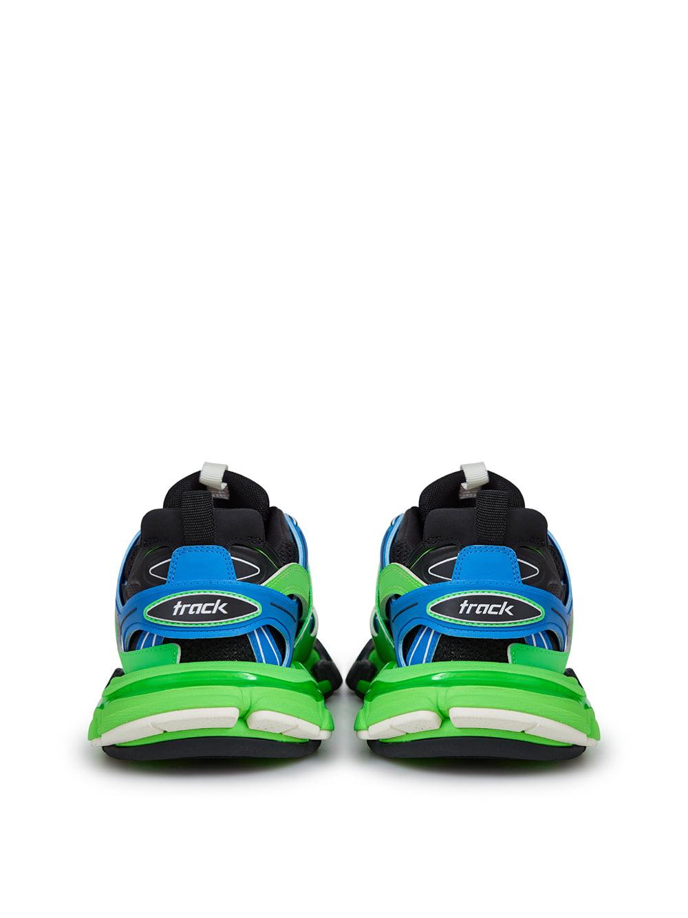 balenciaga track blue green white
