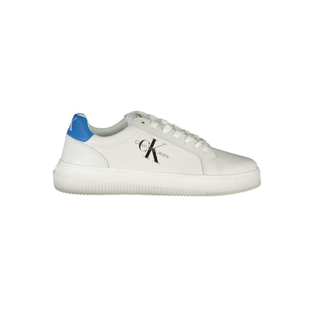 Calvin Klein White Polyester Men's Sneaker