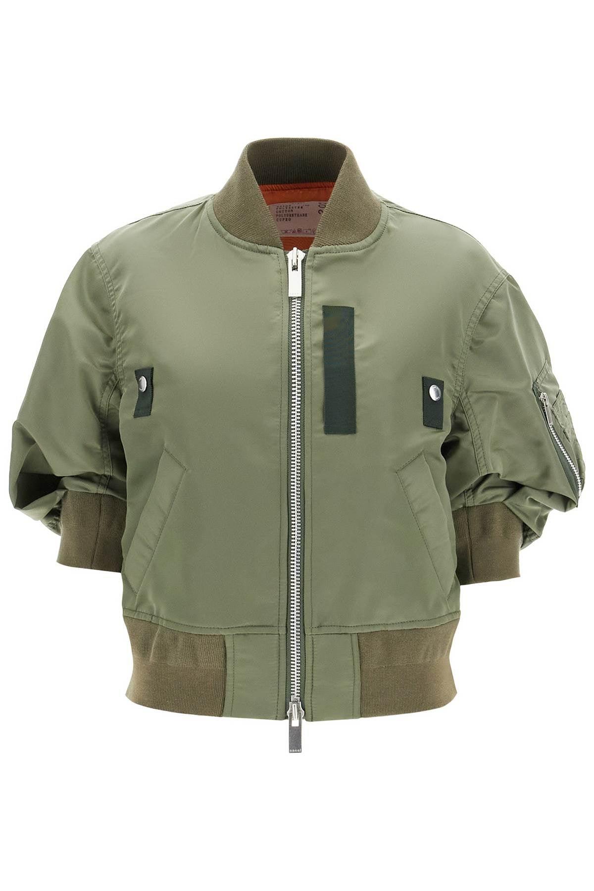 セシリーバンセン SHORT BOMBER JACKET カーキ 6 S M セシリーバンセン SHORT BOMBER JACKET カーキ 6 S M - メルカリ
