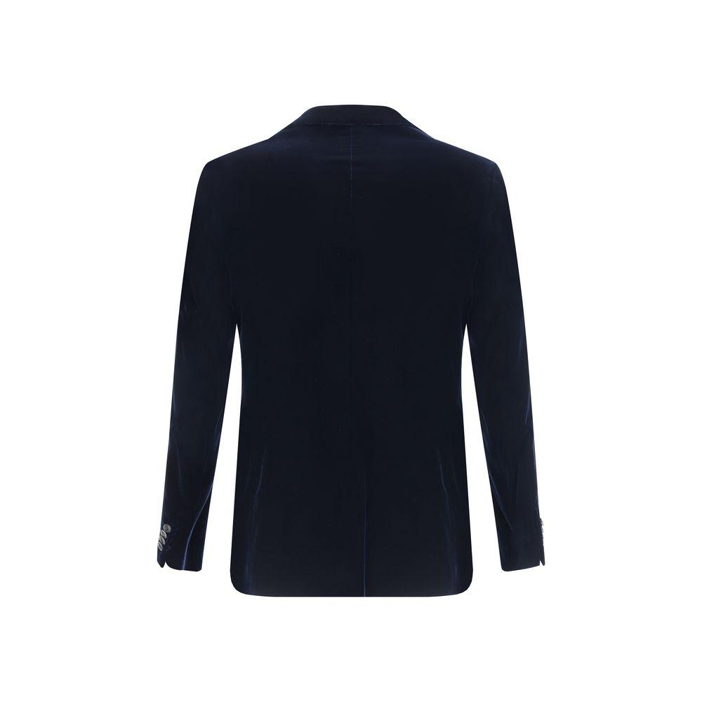 ジャケット Giorgio Armani Blazer Giorgio Armani Velvet Crystal-Embellished Blazer | Harrods UK
