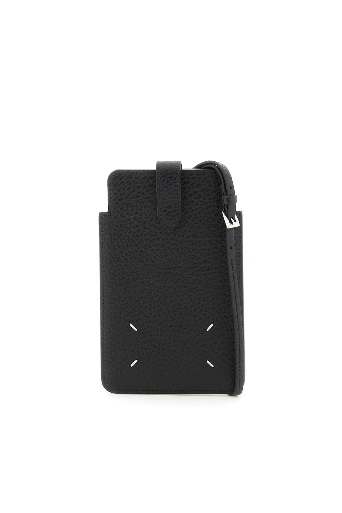 Maison Margiela Grained Leather Smartphone Case in Black for Men Lyst