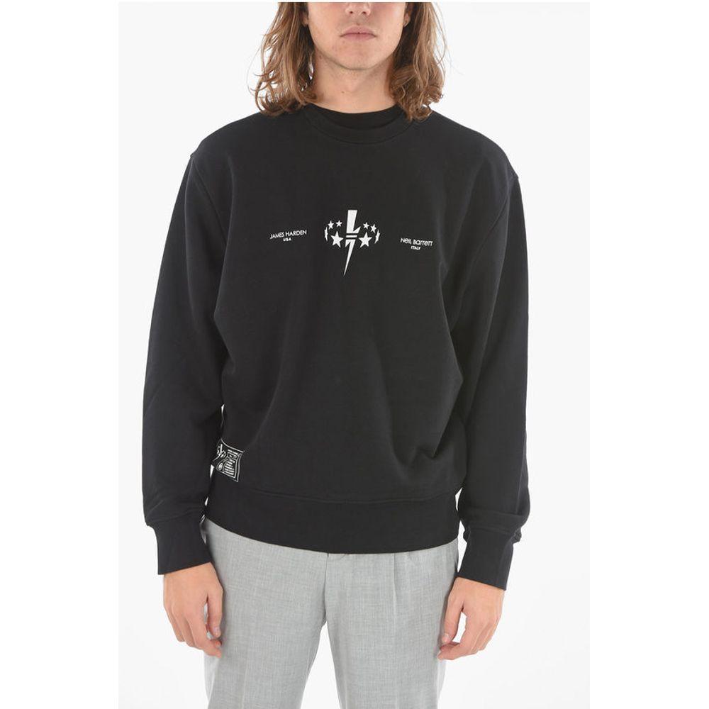 Neil Barrett James Harden X Lightweight Jersey Crewneck Swea in