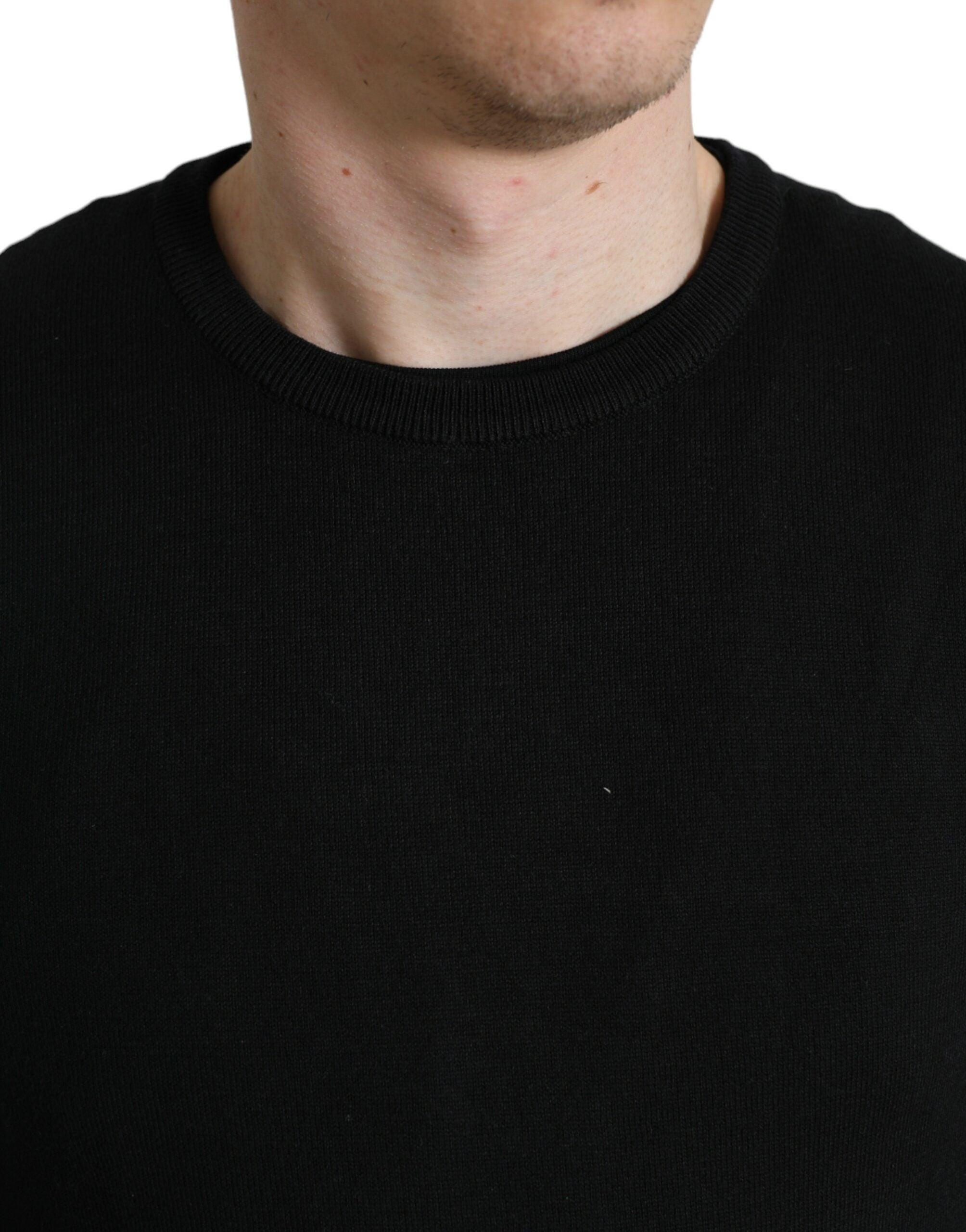 Mens black cheap pullover sweater