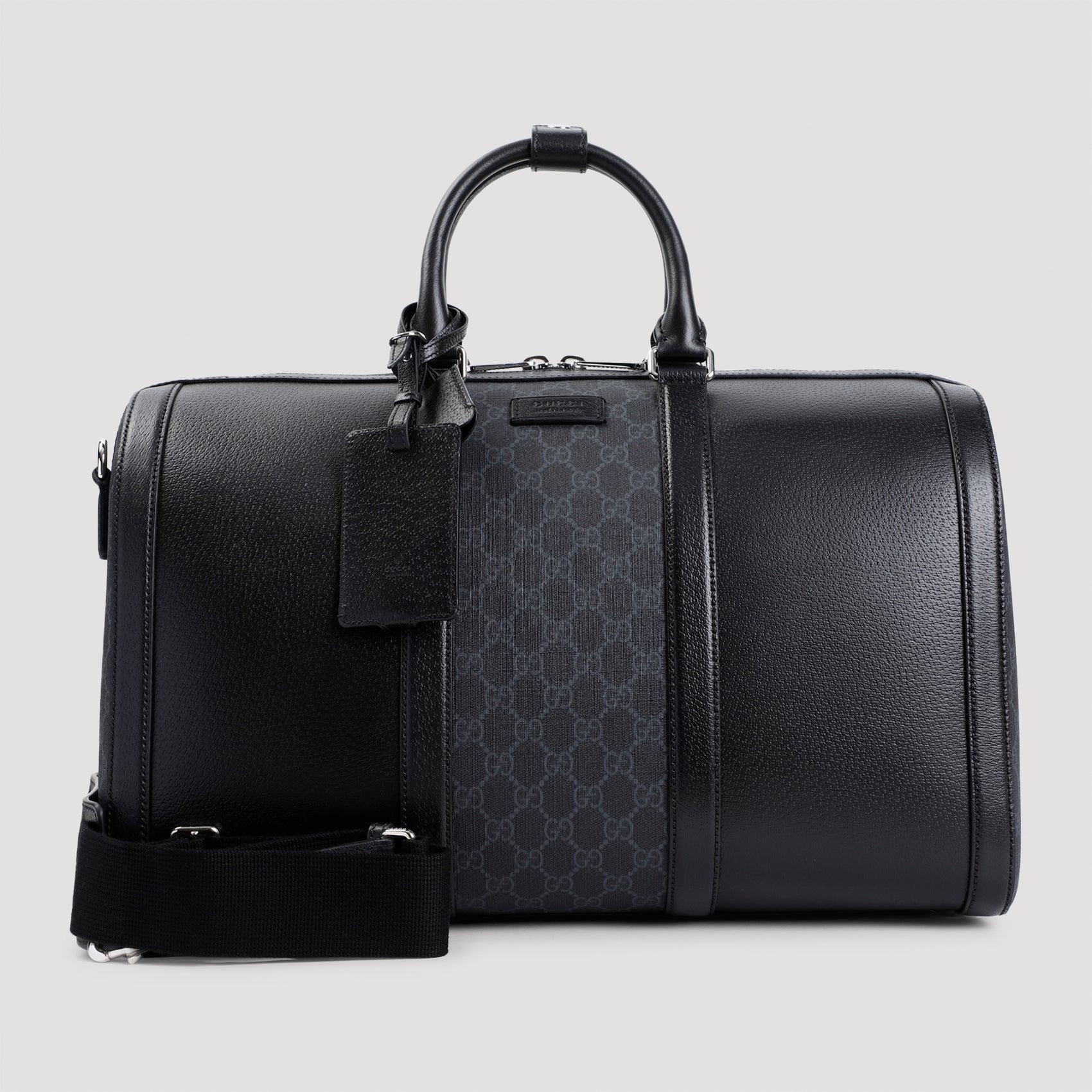 Gucci men's black duffle bag new arrivals