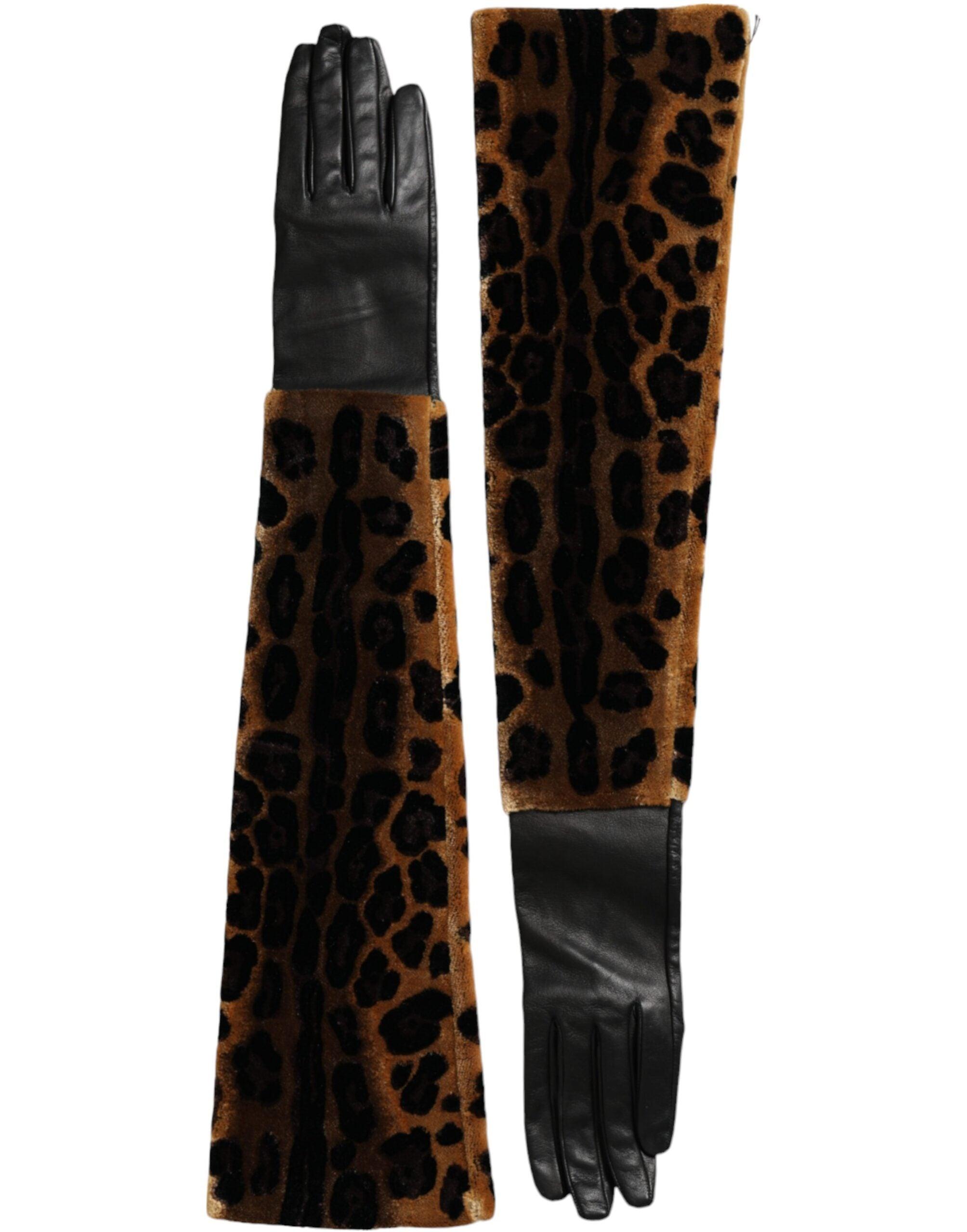 【Dolce & Gabbana】レザー手袋 Dolce & Gabbana DG レザーグローブ | ブラック | FARFETCH JP