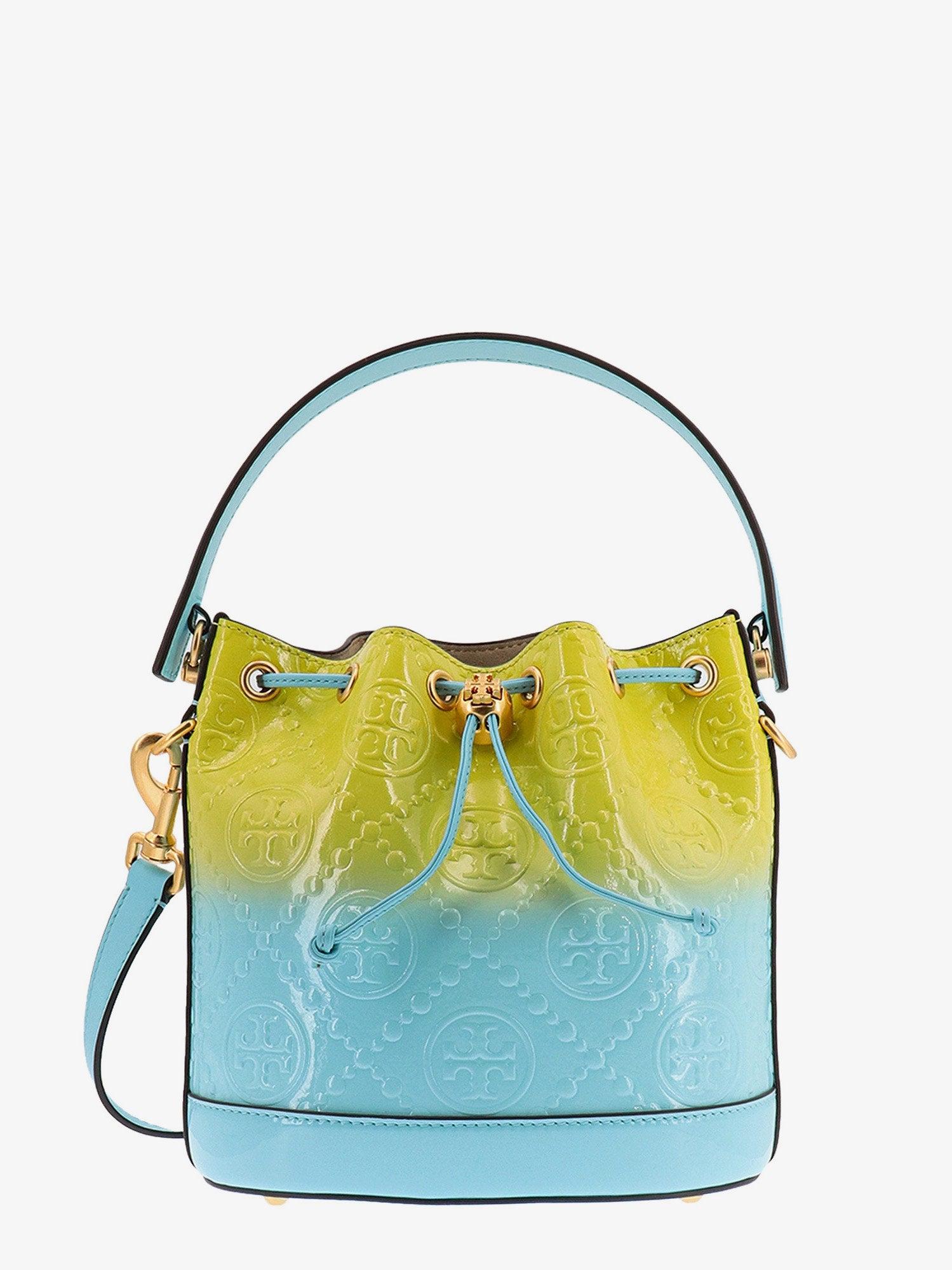 Tory Burch Leather Bucket Bags in Blue | Lyst UK