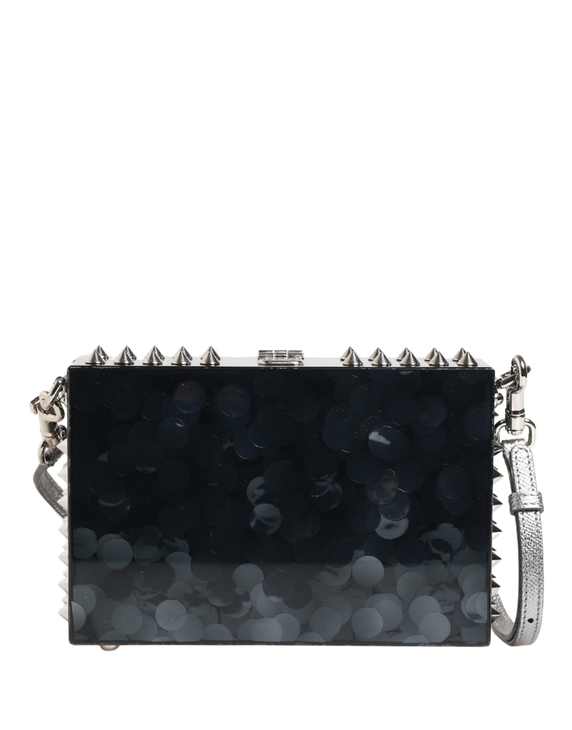 Dolce & Gabbana Elegant Black Clutch Dolce&Gabbana Marlene Medium Sequined Clutch Bag | Neiman Marcus main image 4