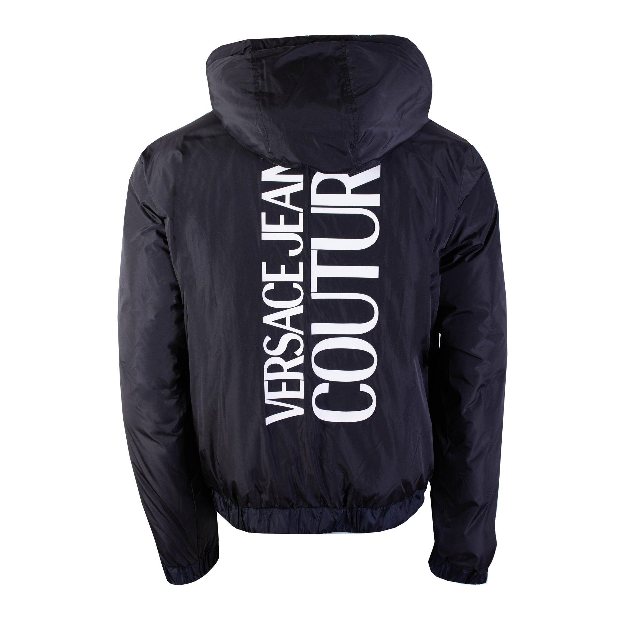 Versace Jeans Couture Baroque Polyester Reversible Jacket in Blue