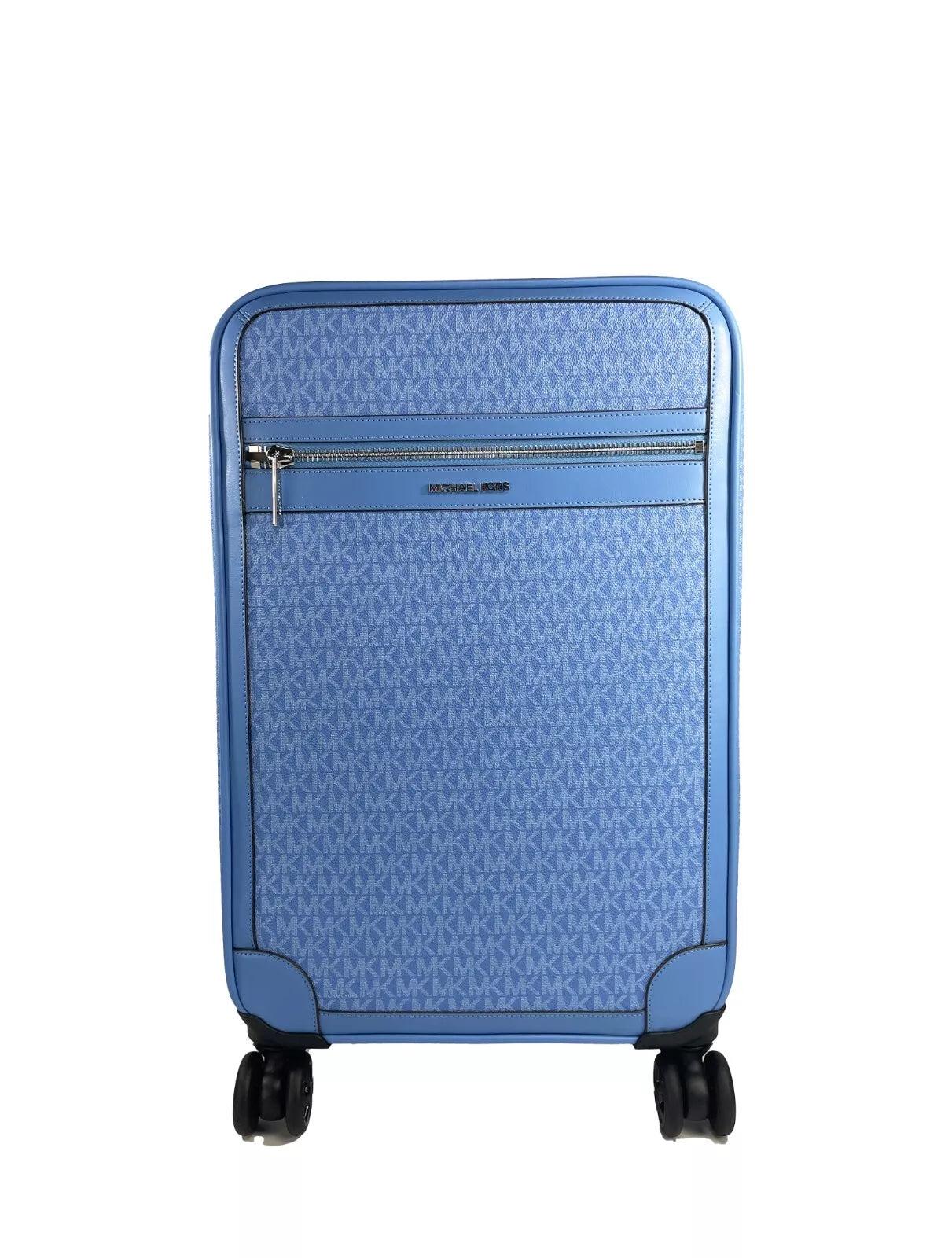 Michael Kors Travel Small Pacific Blue Signature Trolley Rolling Suitcase Carry On Lyst UK