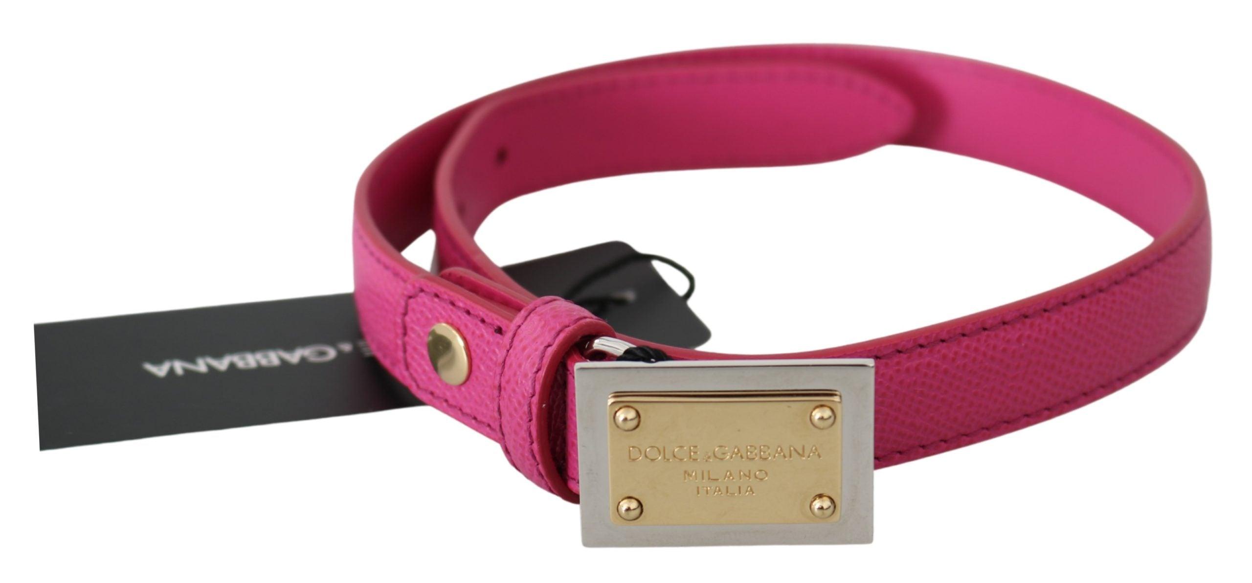 Solid Iridescent Pink Patent Leather Belt - Nokona Ballgloves