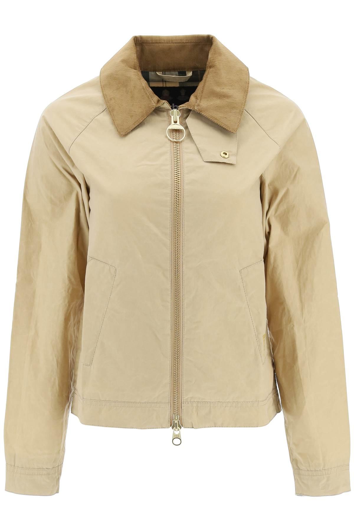 Barbour Vintage 'campbell' Overshirt Jacket in Natural | Lyst