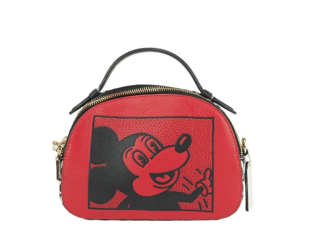 Coach DISNEY X Limited Edition Red Mickey Mouse Kisslock Wristlet leather  purse - $450 New With Tags - From Heather