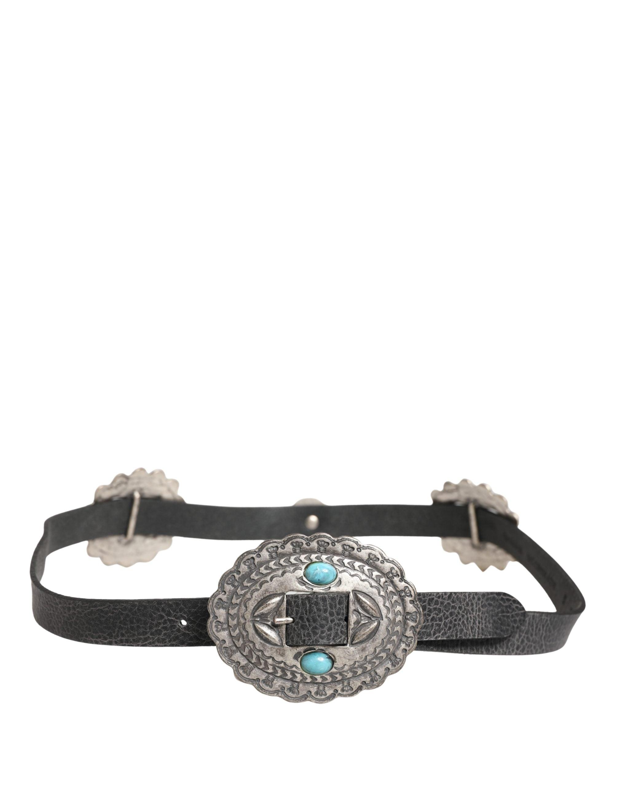 Roberto Cavalli Ladies Luxury Suede & Multicolored Metal Vintage Classic Belt! ROBERTO CAVALLI Women Belts - Vestiaire Collective main image 4